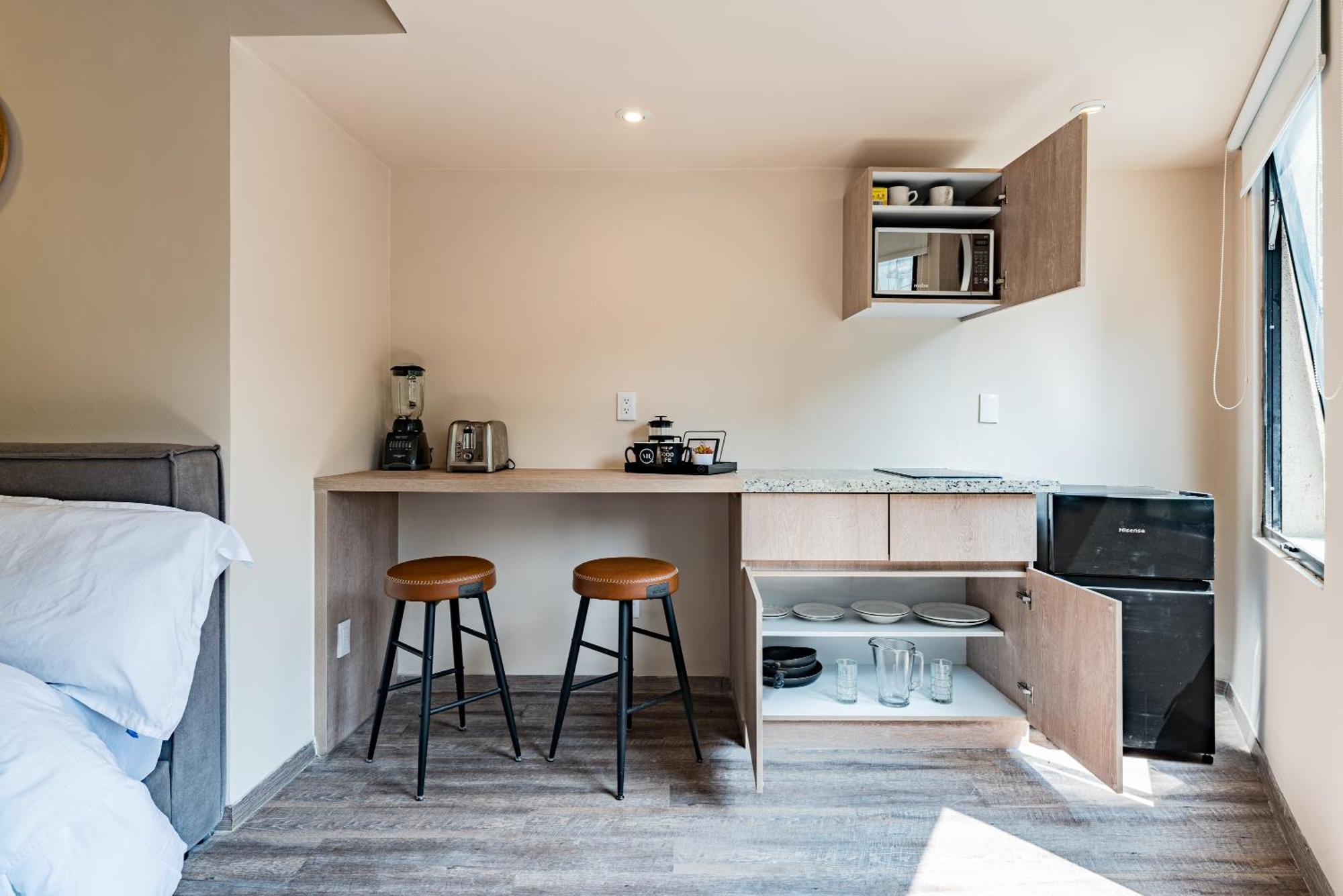 Appartement Tiny Desk By Vh à Mexico Extérieur photo